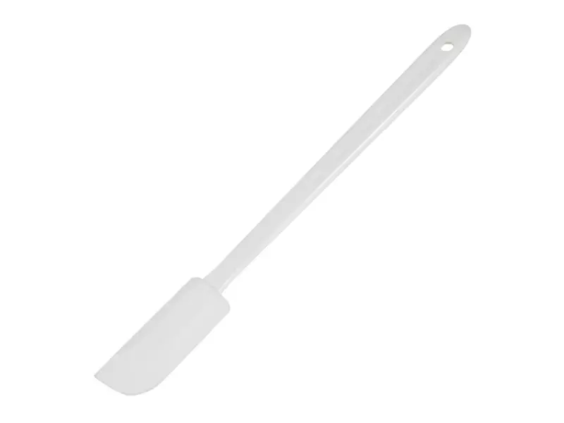 Pannenlikker plastic 70x27 mm blad 18 cm steel lengte wit