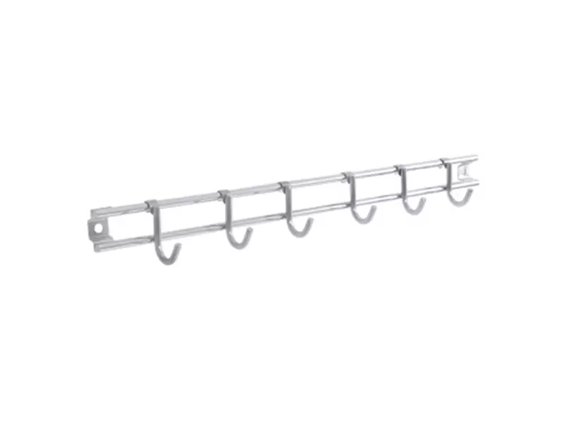 Ophangrek RVS met 10 haken 70 cm