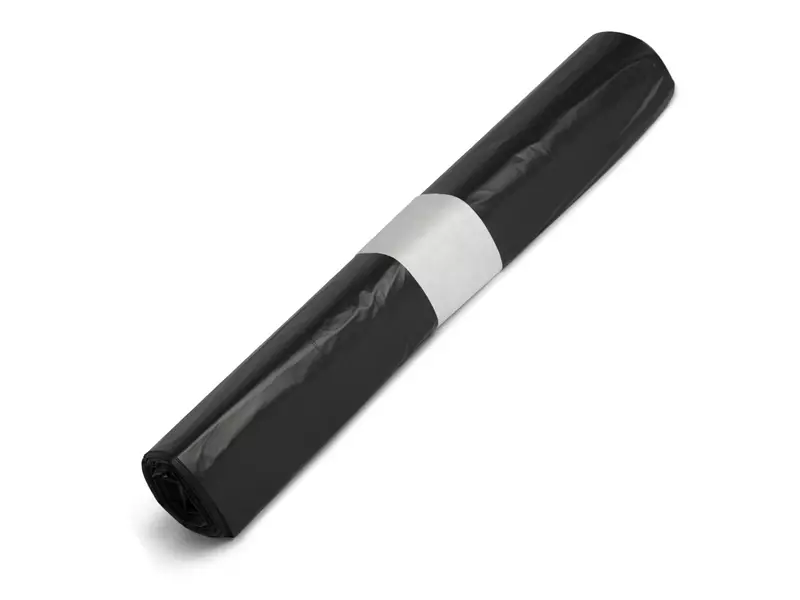 Afvalzakken zwart HDPE T25 80x100 cm