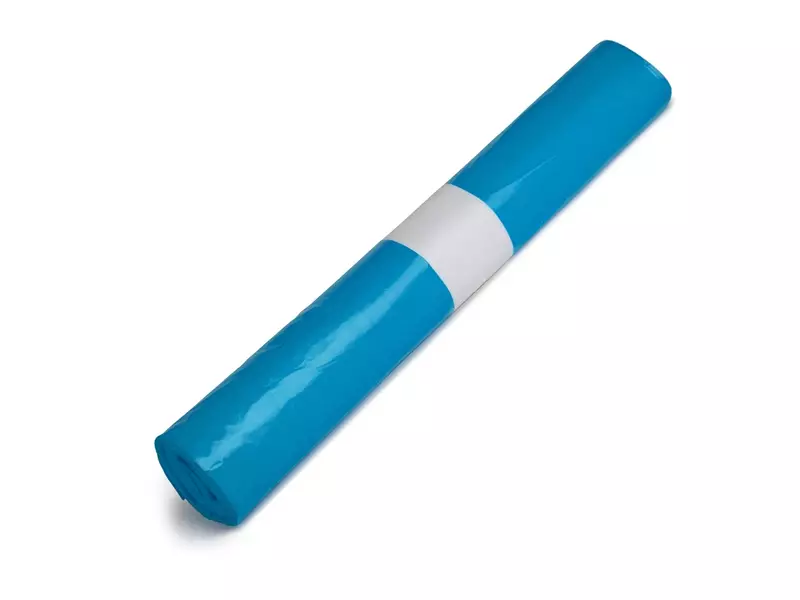 Afvalzakken blauw HDPE T23 58x100 cm