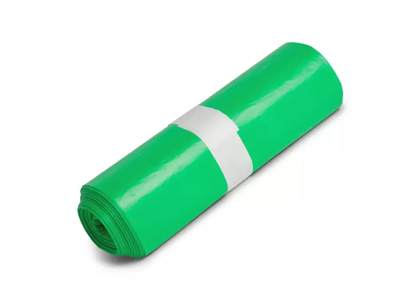Afvalzakken groen HDPE T30 70x110 cm