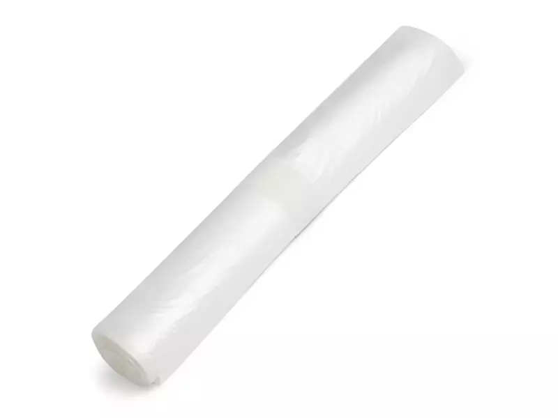 Afvalzakken transparant HDPE T20 65x140 cm