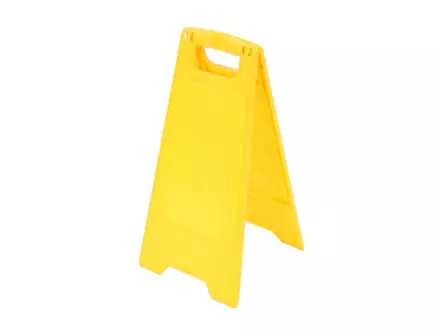 Veiligheidsbord blanco geel
