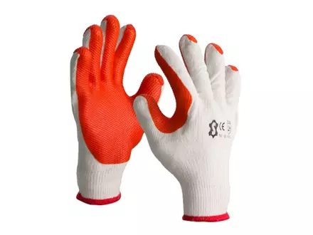 Gecoate handschoenen met manchet