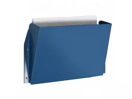 Detectamet documenthouder A4 horizontaal detecteerbaar blauw