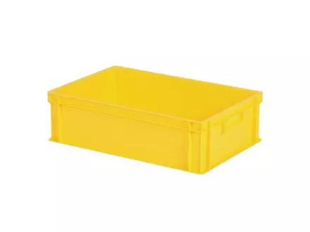 Stapelbak Euronorm 600x400x175 mm 33 liter geel