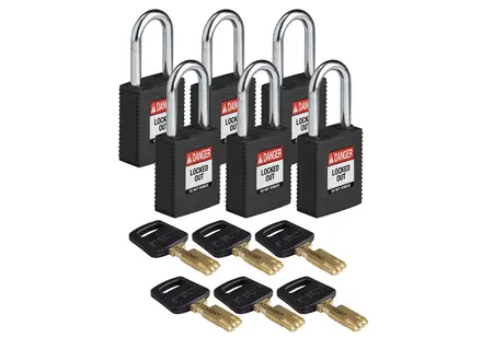 Brady SafeKey Nylon veiligheidssloten Danger Locked Out