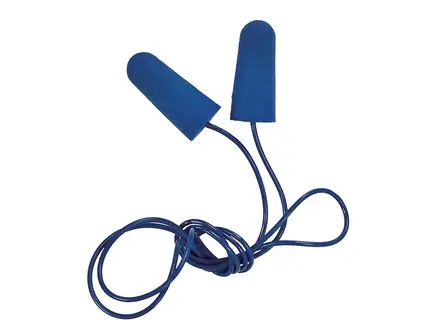 Proteqtio PTD10 oorpluggen PU-traagschuim X-ray en metaaldetecteerbaar met koord blauw