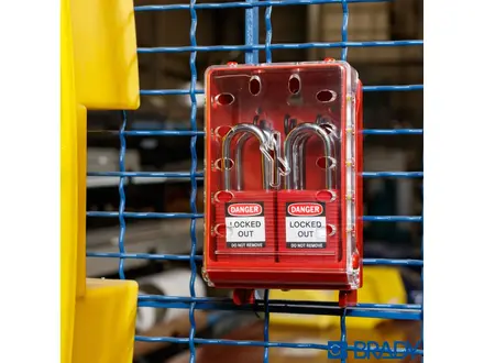 Brady 149173 ultra compacte lock box rood