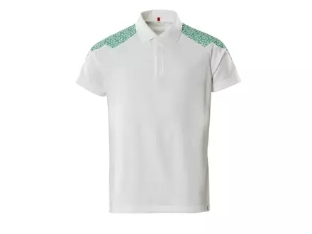 Mascot Food & Care 20083-933-06333 poloshirt wit/helder groen