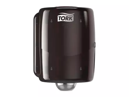 Tork Combi Rol poetspapier dispenser W2 zwart/rood