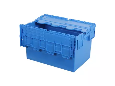 Distributiebak 600x400x365 mm 60 liter blauw
