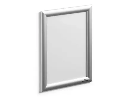 Durable clicklijst aluminium zilvergrijs