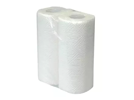 Euro Products keukenrol 2-laags cellulose 22x23 cm wit