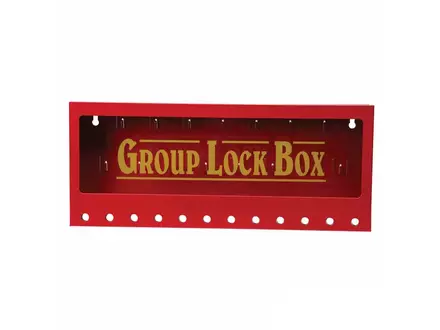 Brady 105715 lock box wandbevestiging metaal groot rood