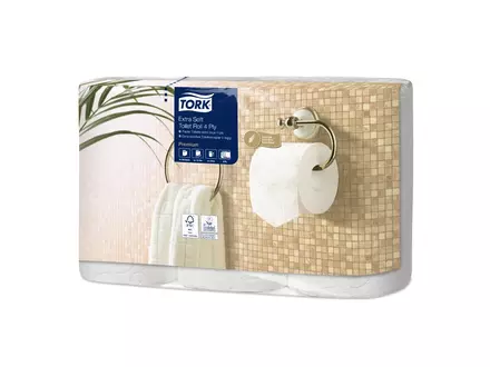 Tork toiletpapier extra zacht traditoneel T4 4-laags 150 vel wit