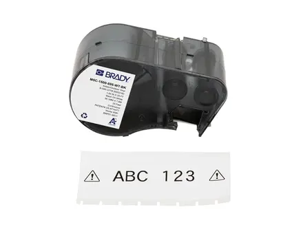 Brady M5C-1500-595-WT-BK label 38,10 mm