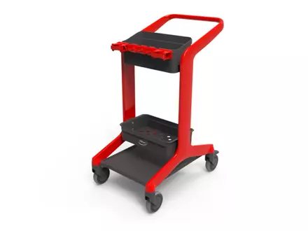 Vikan HyGo 57004 werkwagen rood