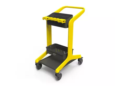 Vikan HyGo 57006 werkwagen geel