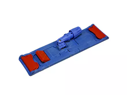 Vlakmophouder kunststof met magneet 40 cm blauw