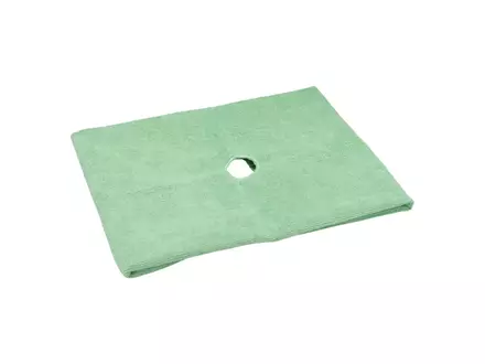 Microvezel dweil met steelgat 50x70 cm groen