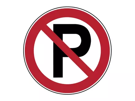 Brady sticker parkeren verboden PIC 225