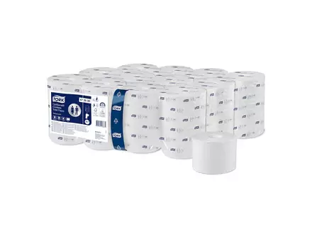 Tork OptiServe toiletpapier hulsloos 2-laags advanced T7 wit