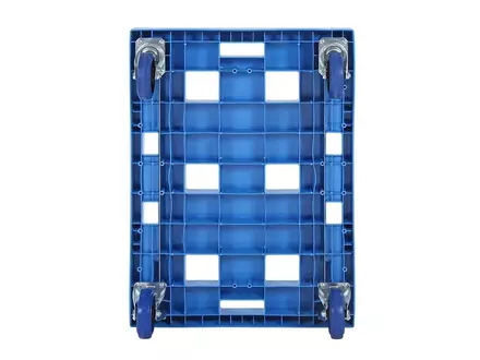 Kunststof onderstel gegalvaniseerde gaffels 800x600 mm blauw