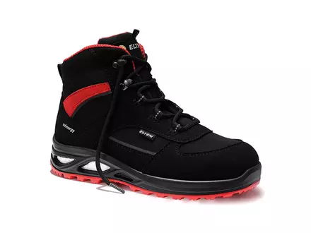 Elten Hannah XXTL Black-Red Mid veiligheidsschoen dames S3S SR ESD