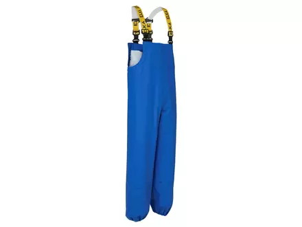 Amerikaans regenoverall PVC korenblauw