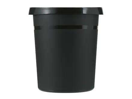 Afvalbak kunststof rond Ø312x350 mm 18 liter zwart