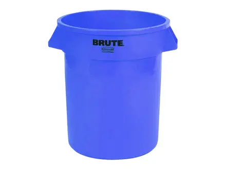 Container rond PE Brute blauw