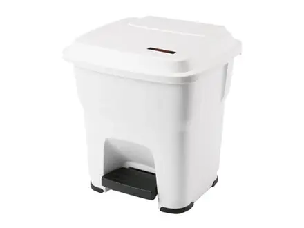 Vileda Hera hygiënische pedaalemmer 35 liter wit