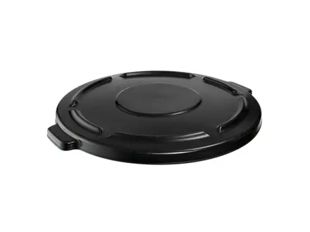 Deksel PE voor ronde Brute container 75,7 liter zwart