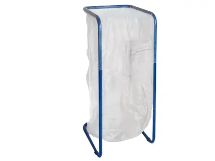 Knapzakhouder staal 630x585x1300 mm 400 liter groen