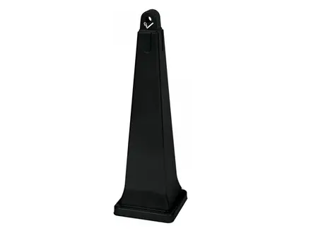 Asbak Rubbermaid Groundskeeper zwart
