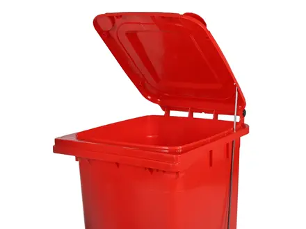 Voetbediening RVS voor 2-wiel 120 liter vuilcontainers
