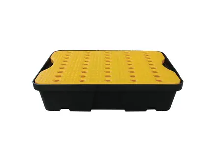 Brady SPTY-20-YL-BK opvangbak 600x400x155 mm 20 liter zwart