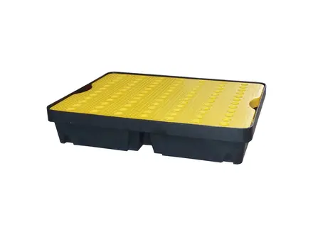 Brady SPTY-40-YL-BK opvangbak 600x800x155 mm 40 liter zwart