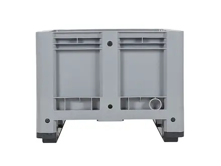 Palletbox 2 sledes 1200x800x600 mm 330 liter grijs