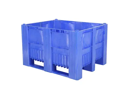 Palletbox CB3 3 sledes 1200x1000x740 mm 610 liter blauw