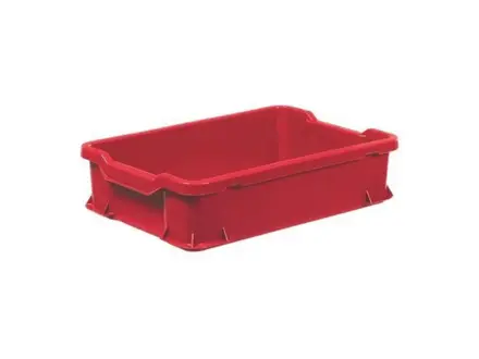 Stapelbak Unibox Euronorm 600x400x145 mm 24 liter rood
