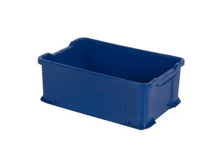 Stapelbak Unibox Euronorm 600x400x225 mm 40 liter blauw