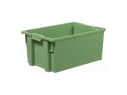 Gesloten stapel-nestbare bak 800x400x350mm 87 liter
