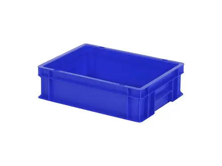 Stapelbak Euronorm 400x300x120 mm 11 liter blauw