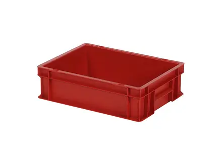 Stapelbak Euronorm 400x300x120 mm 11 liter rood