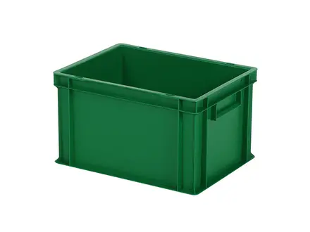 Stapelbak Euronorm 400x300x236 mm 21,5 liter groen