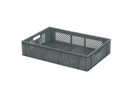 Stapelkrat Euronorm RX 600x400x133 mm 24,9 liter grijs