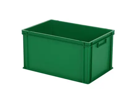 Stapelbak Euronorm 600x400x320 mm 64 liter groen