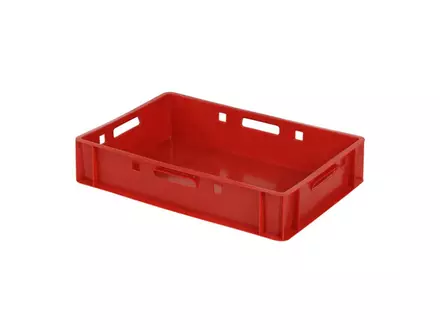 Stapelbak E1 600x400x120 mm 20 liter rood